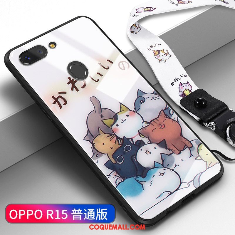 Étui Oppo R15 Verre Incassable Tendance, Coque Oppo R15 Silicone Très Mince