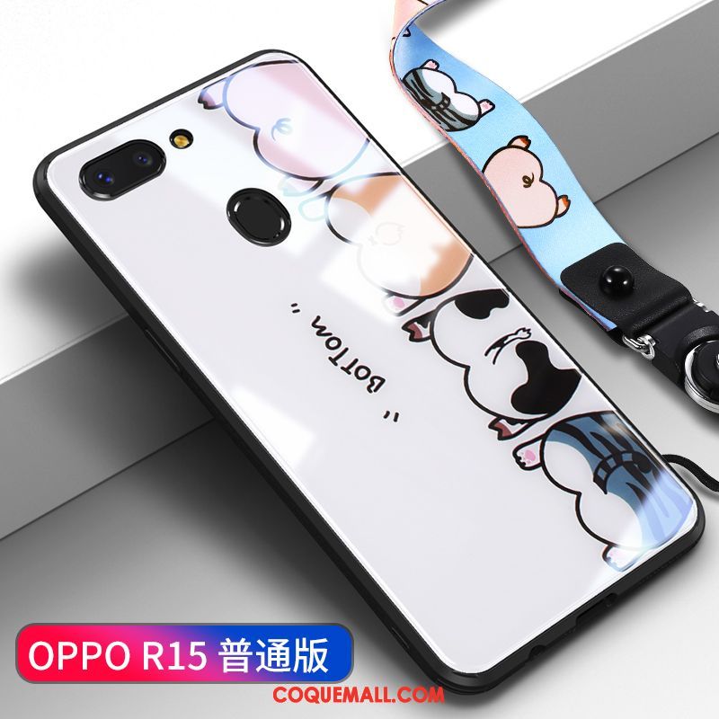 Étui Oppo R15 Verre Incassable Tendance, Coque Oppo R15 Silicone Très Mince