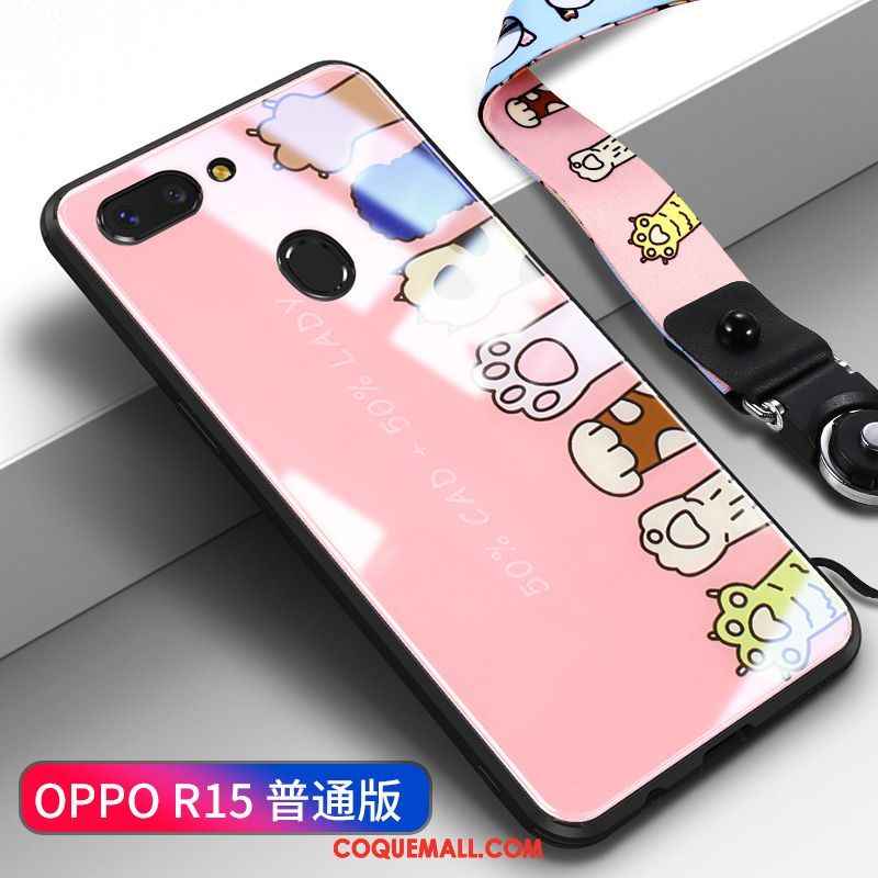 Étui Oppo R15 Verre Incassable Tendance, Coque Oppo R15 Silicone Très Mince