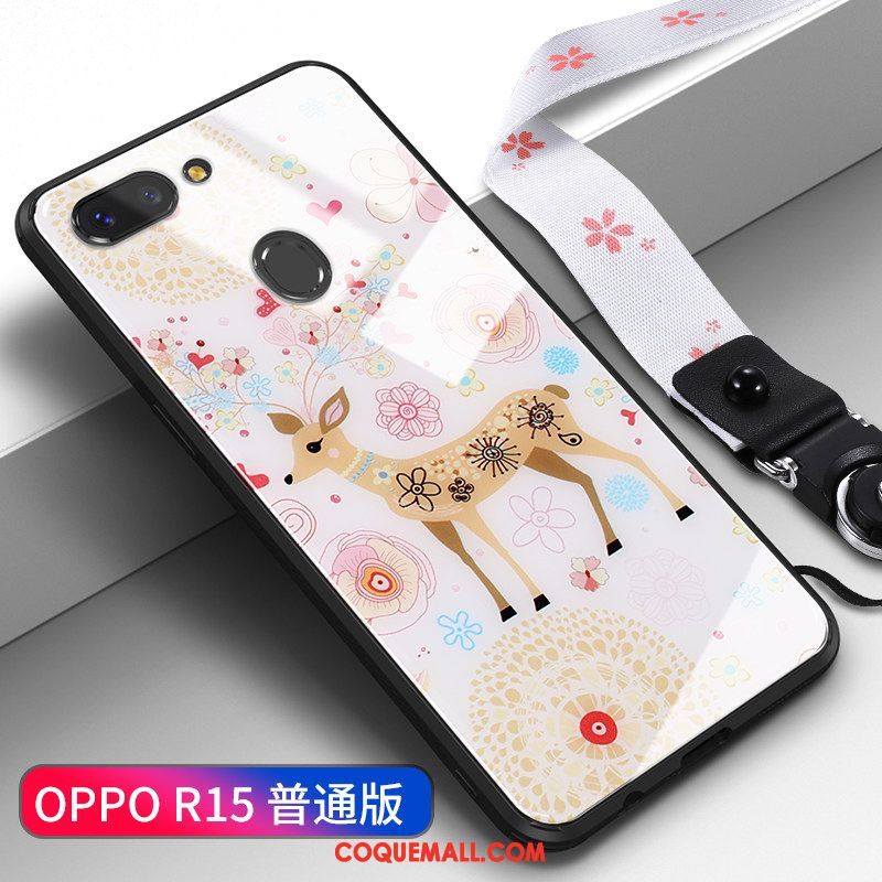 Étui Oppo R15 Verre Incassable Tendance, Coque Oppo R15 Silicone Très Mince