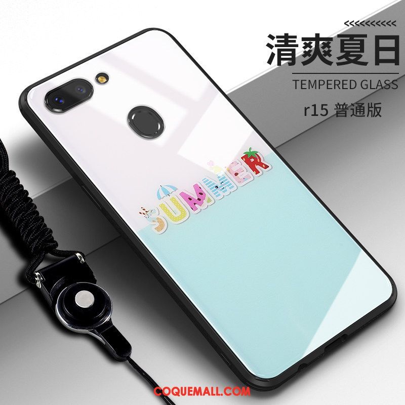 Étui Oppo R15 Verre Incassable Tendance, Coque Oppo R15 Silicone Très Mince