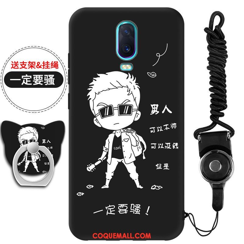 Étui Oppo R17 Beau Fluide Doux Noir, Coque Oppo R17 Téléphone Portable Protection
