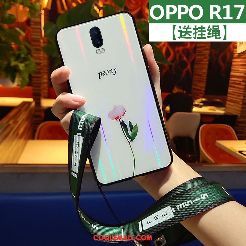 Étui Oppo R17 Blanc Incassable Tout Compris, Coque Oppo R17 Petit Nouveau