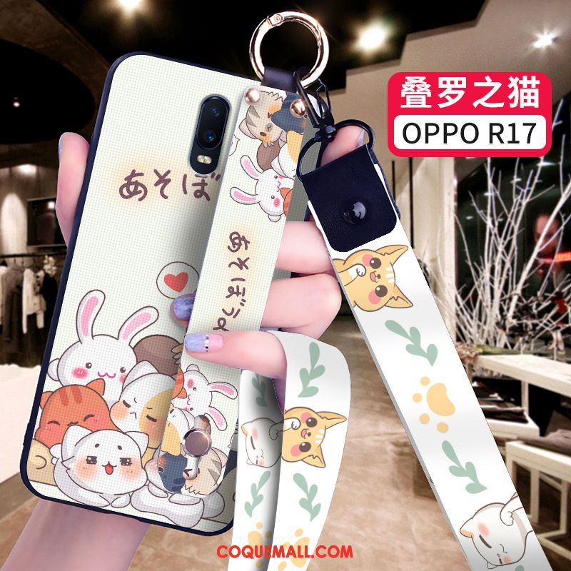 Étui Oppo R17 Charmant Net Rouge Marque De Tendance, Coque Oppo R17 Incassable Téléphone Portable