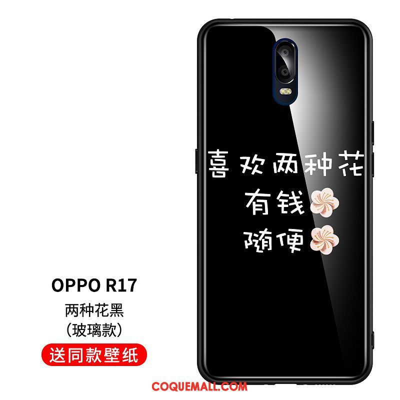 Étui Oppo R17 Charmant Ornements Suspendus Créatif, Coque Oppo R17 Bleu Drôle