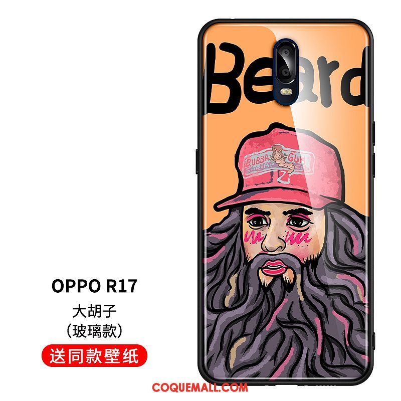 Étui Oppo R17 Charmant Ornements Suspendus Créatif, Coque Oppo R17 Bleu Drôle