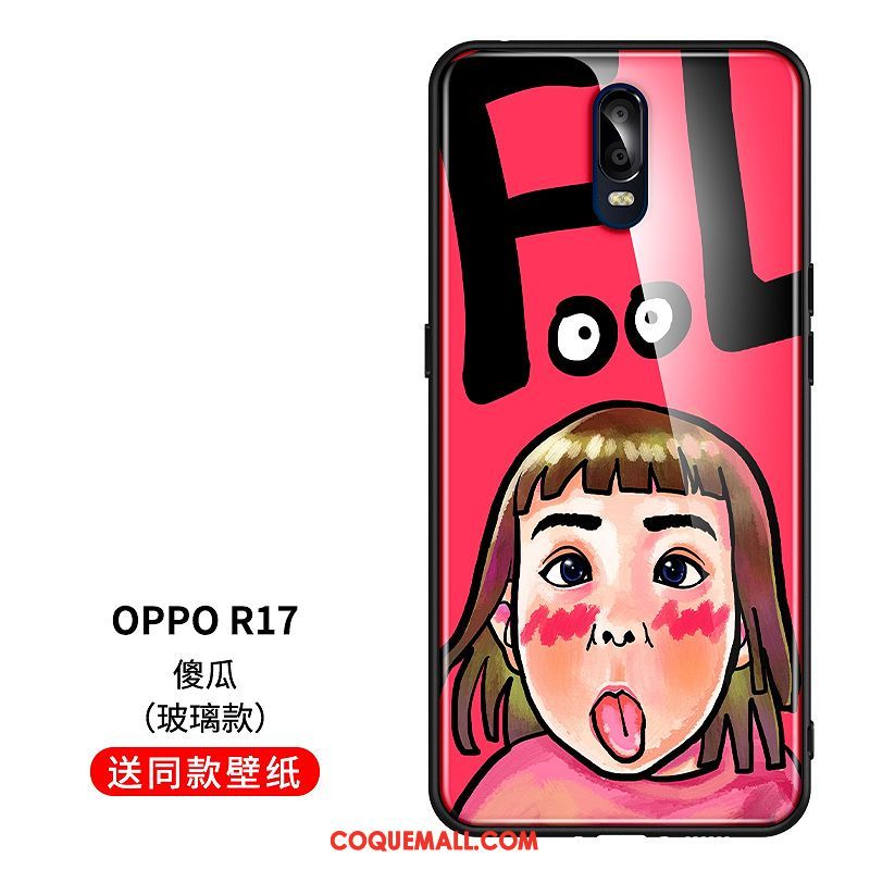 Étui Oppo R17 Charmant Ornements Suspendus Créatif, Coque Oppo R17 Bleu Drôle