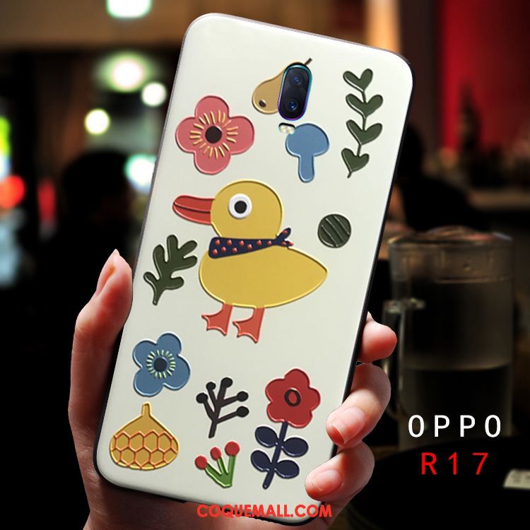 Étui Oppo R17 Charmant Téléphone Portable Fluide Doux, Coque Oppo R17 Personnalité Frais