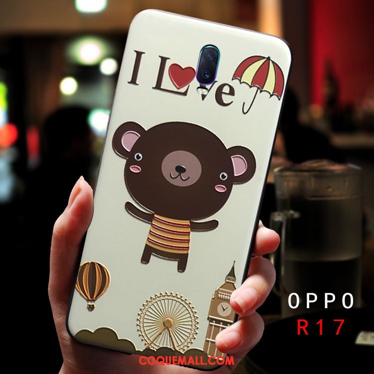 Étui Oppo R17 Charmant Téléphone Portable Fluide Doux, Coque Oppo R17 Personnalité Frais