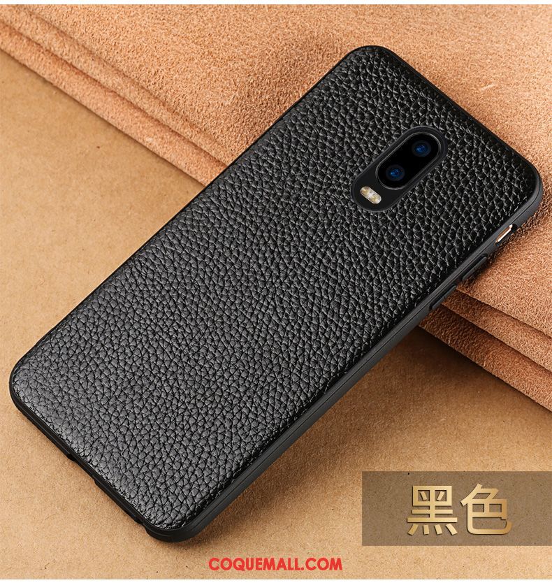 Étui Oppo R17 Difficile Cuir Véritable Téléphone Portable, Coque Oppo R17 Marque De Tendance Protection