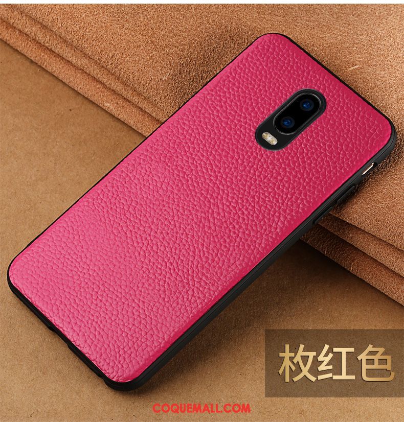 Étui Oppo R17 Difficile Cuir Véritable Téléphone Portable, Coque Oppo R17 Marque De Tendance Protection