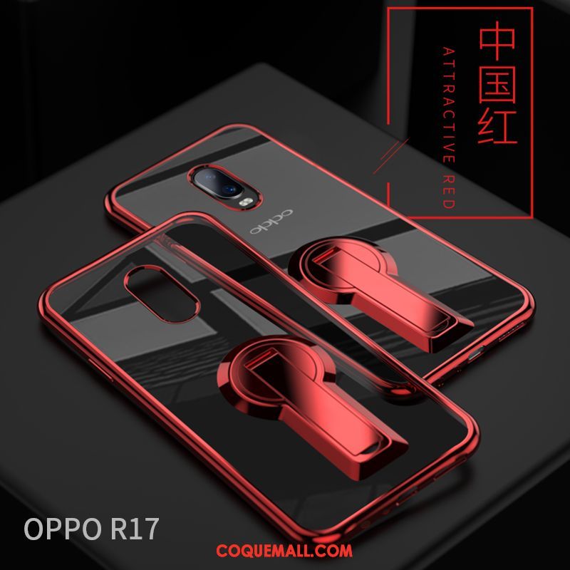 Étui Oppo R17 Incassable Créatif Support, Coque Oppo R17 Net Rouge Tout Compris