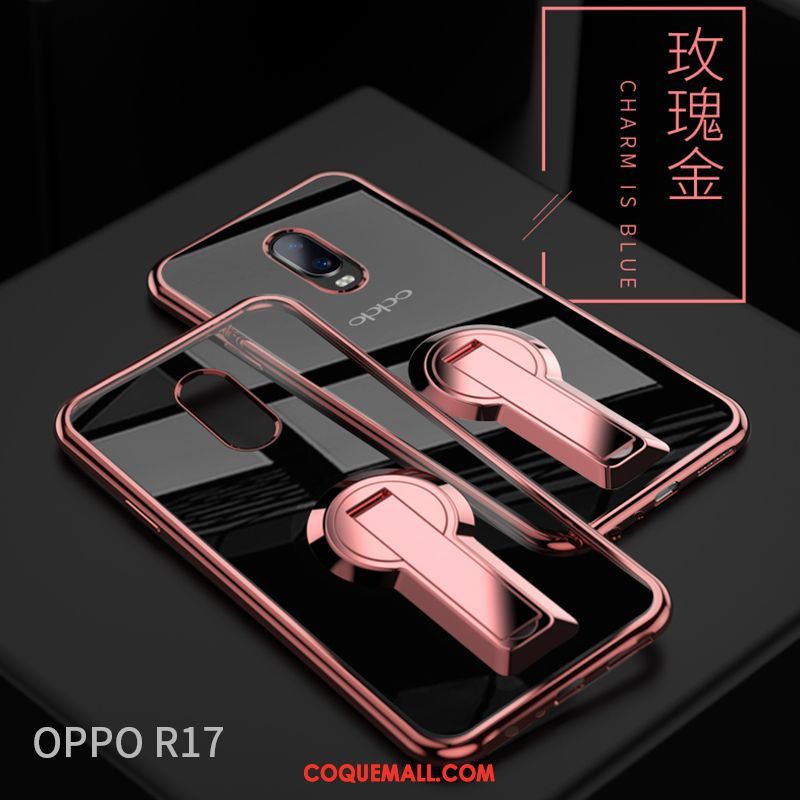 Étui Oppo R17 Incassable Créatif Support, Coque Oppo R17 Net Rouge Tout Compris