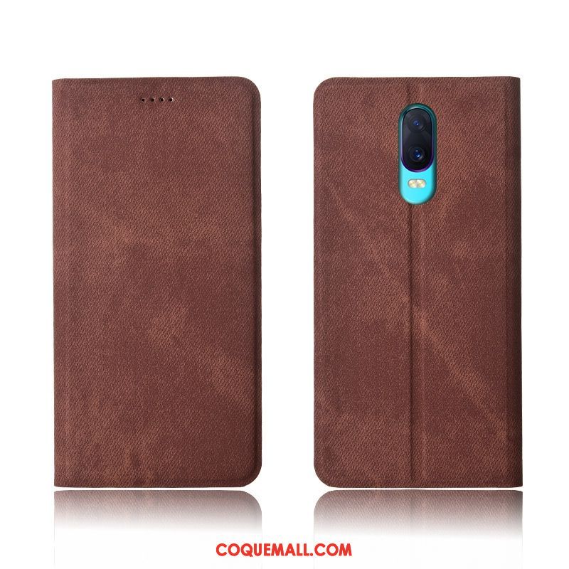 Étui Oppo R17 Incassable Protection Étui En Cuir, Coque Oppo R17 Denim Bleu