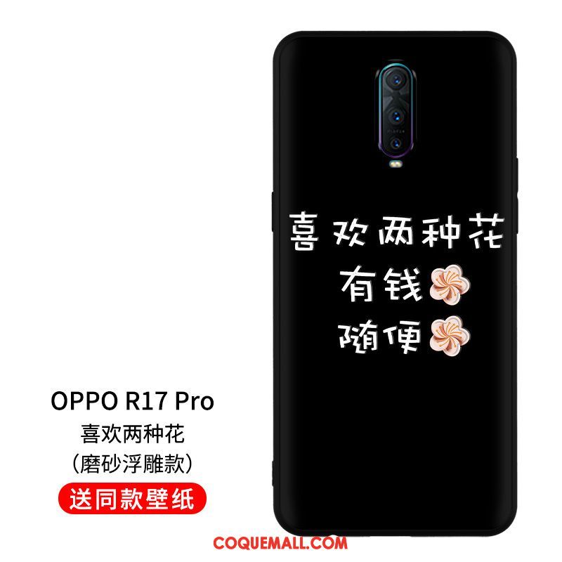 Étui Oppo R17 Pro Créatif Silicone Charmant, Coque Oppo R17 Pro Protection Nouveau