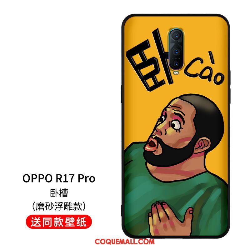 Étui Oppo R17 Pro Créatif Silicone Charmant, Coque Oppo R17 Pro Protection Nouveau