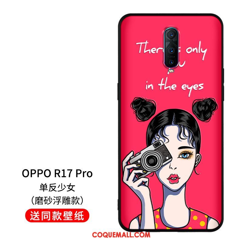 Étui Oppo R17 Pro Créatif Silicone Charmant, Coque Oppo R17 Pro Protection Nouveau