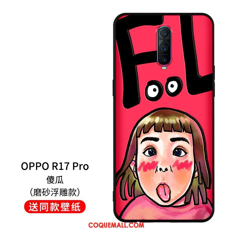 Étui Oppo R17 Pro Créatif Silicone Charmant, Coque Oppo R17 Pro Protection Nouveau