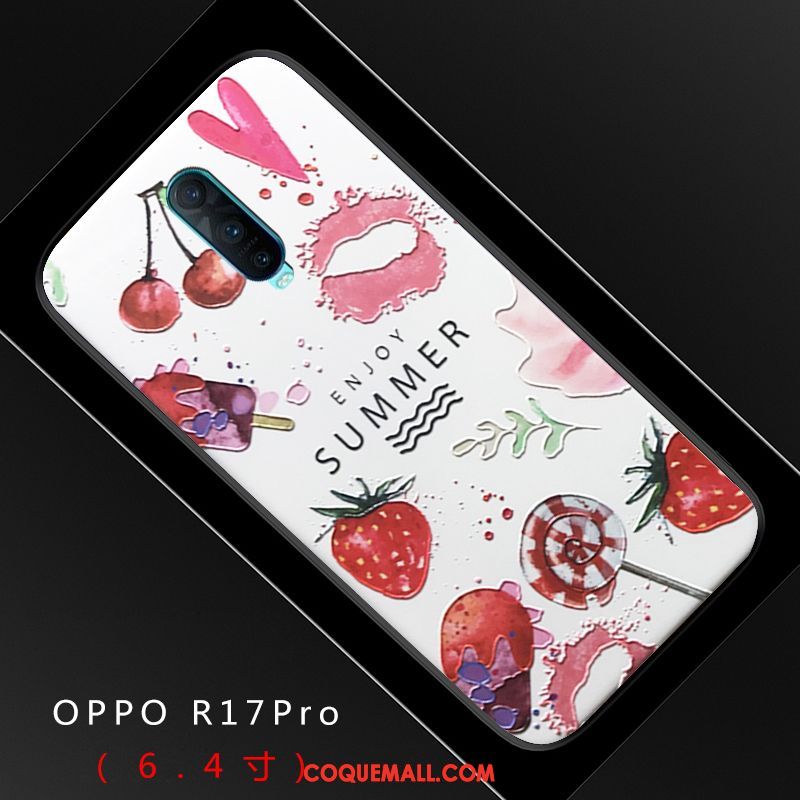 Étui Oppo R17 Pro Difficile Marque De Tendance Créatif, Coque Oppo R17 Pro Téléphone Portable Dimensionnel