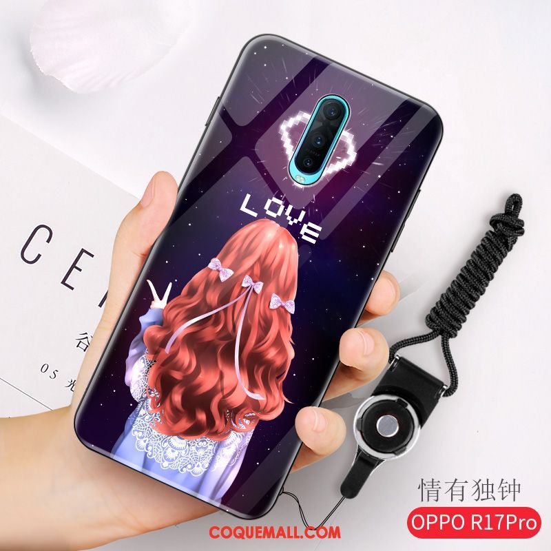 Étui Oppo R17 Pro Fluide Doux Lumineuses Téléphone Portable, Coque Oppo R17 Pro Nouveau Créatif