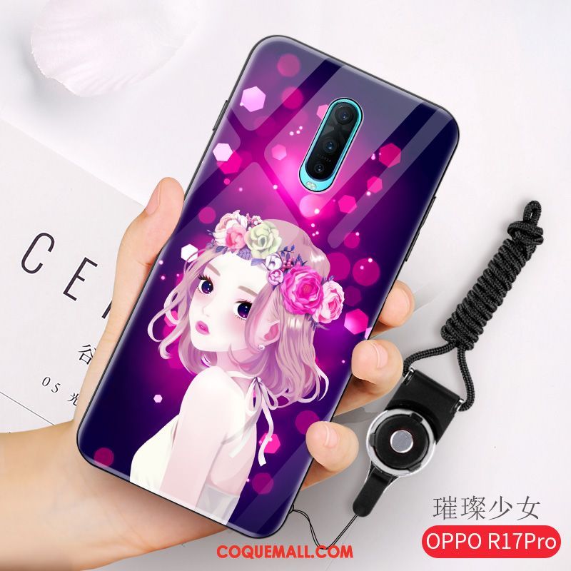 Étui Oppo R17 Pro Fluide Doux Lumineuses Téléphone Portable, Coque Oppo R17 Pro Nouveau Créatif