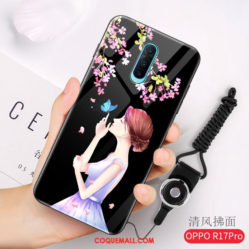 Étui Oppo R17 Pro Fluide Doux Lumineuses Téléphone Portable, Coque Oppo R17 Pro Nouveau Créatif