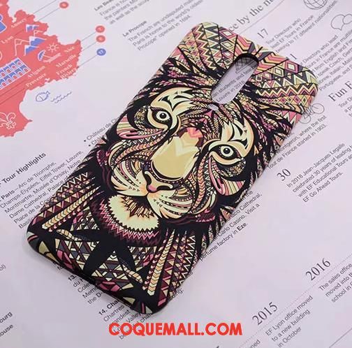 Étui Oppo R17 Pro Fluide Doux Téléphone Portable Tigre, Coque Oppo R17 Pro Animal Dessin Animé