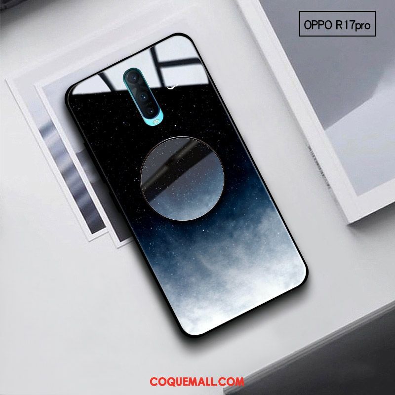 Étui Oppo R17 Pro Incassable Amoureux Verre, Coque Oppo R17 Pro Vent Protection