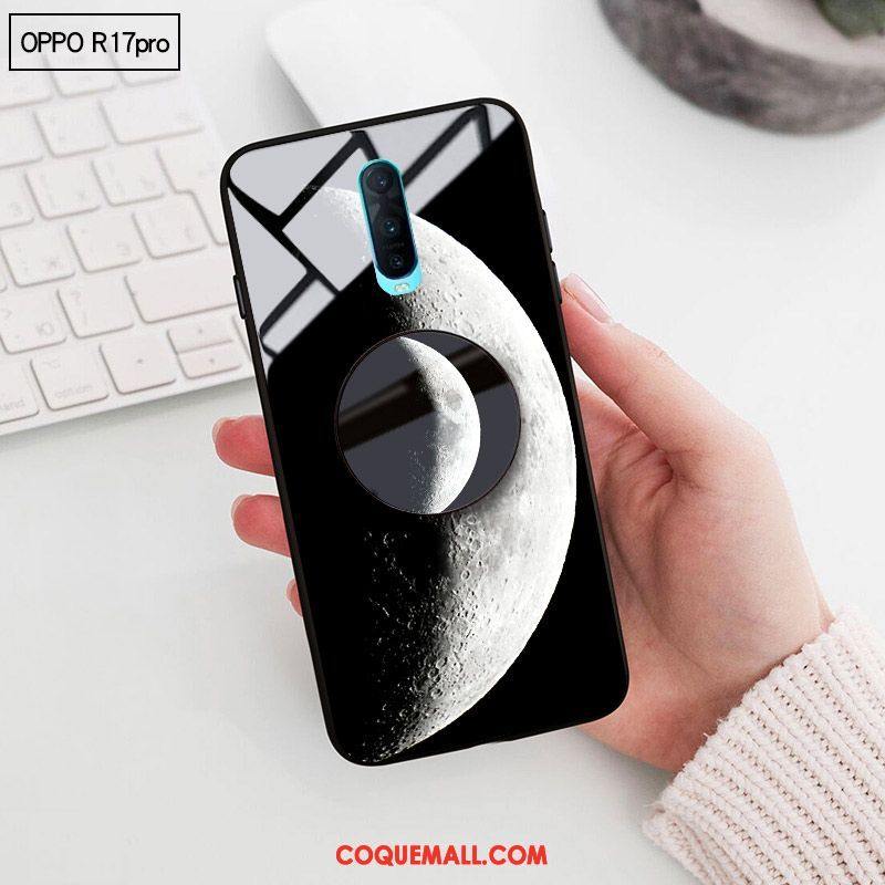 Étui Oppo R17 Pro Incassable Amoureux Verre, Coque Oppo R17 Pro Vent Protection