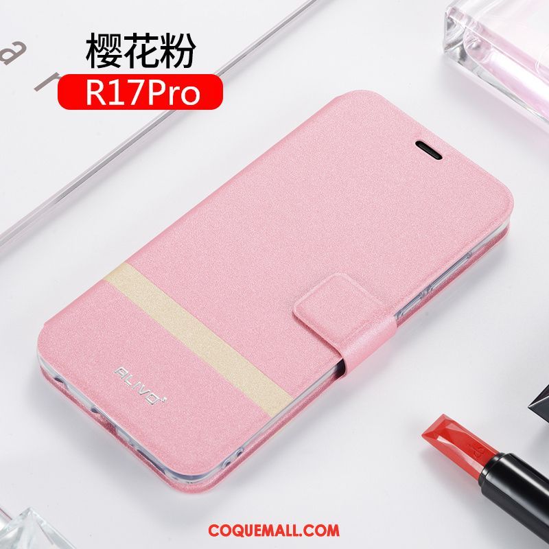 Étui Oppo R17 Pro Incassable Étui En Cuir Fluide Doux, Coque Oppo R17 Pro Bleu Téléphone Portable