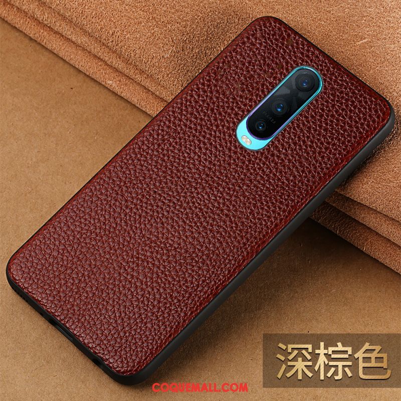 Étui Oppo R17 Pro Personnalisé Étui En Cuir Marque De Tendance, Coque Oppo R17 Pro Qualité Cuir