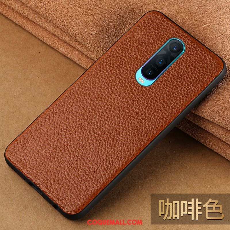 Étui Oppo R17 Pro Personnalisé Étui En Cuir Marque De Tendance, Coque Oppo R17 Pro Qualité Cuir