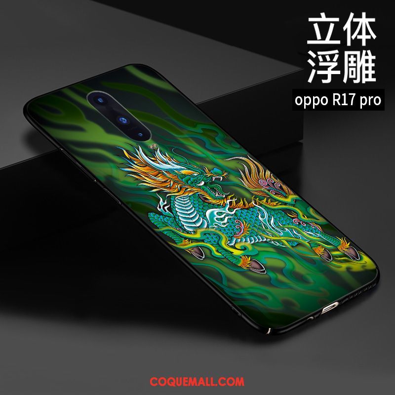 Étui Oppo R17 Pro Personnalité Personnalisé Style Chinois, Coque Oppo R17 Pro Gaufrage Protection