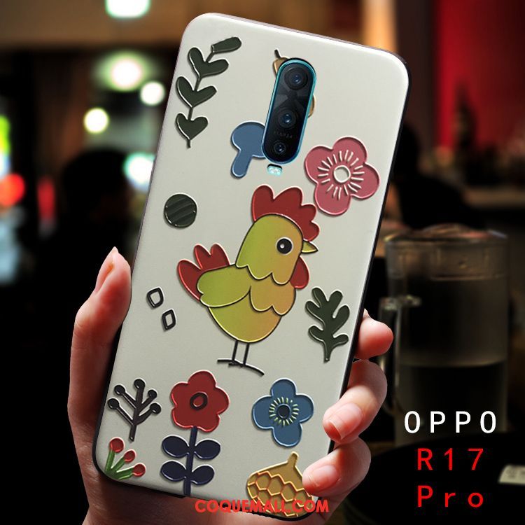 Étui Oppo R17 Pro Silicone Charmant Fluide Doux, Coque Oppo R17 Pro Tout Compris Marque De Tendance