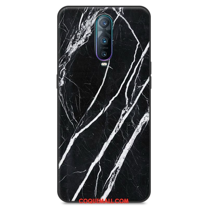 Étui Oppo R17 Pro Simple Fluide Doux Blanc, Coque Oppo R17 Pro Marque De Tendance Personnalité