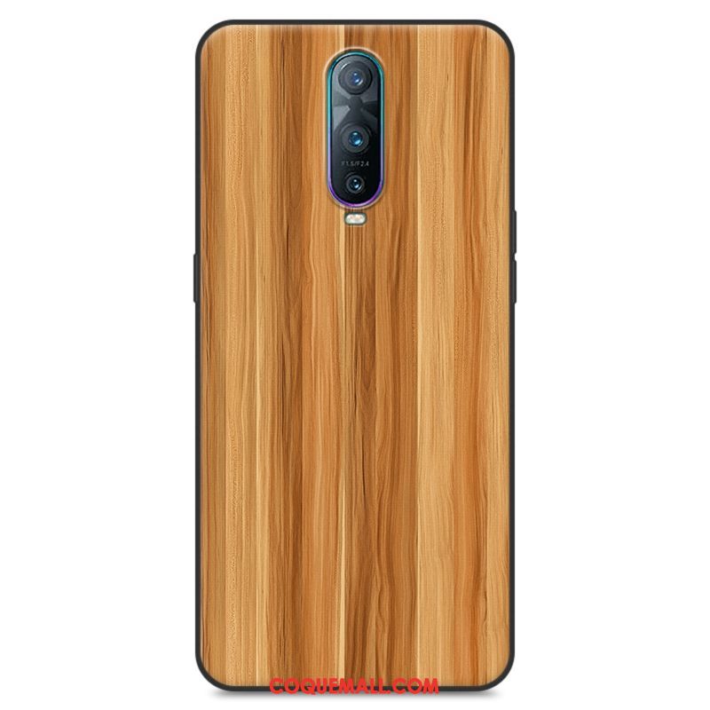 Étui Oppo R17 Pro Simple Fluide Doux Blanc, Coque Oppo R17 Pro Marque De Tendance Personnalité