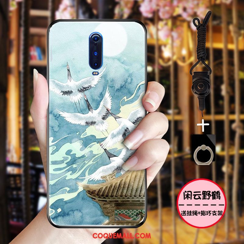 Étui Oppo R17 Pro Style Chinois Tout Compris Rose, Coque Oppo R17 Pro Protection Fluide Doux