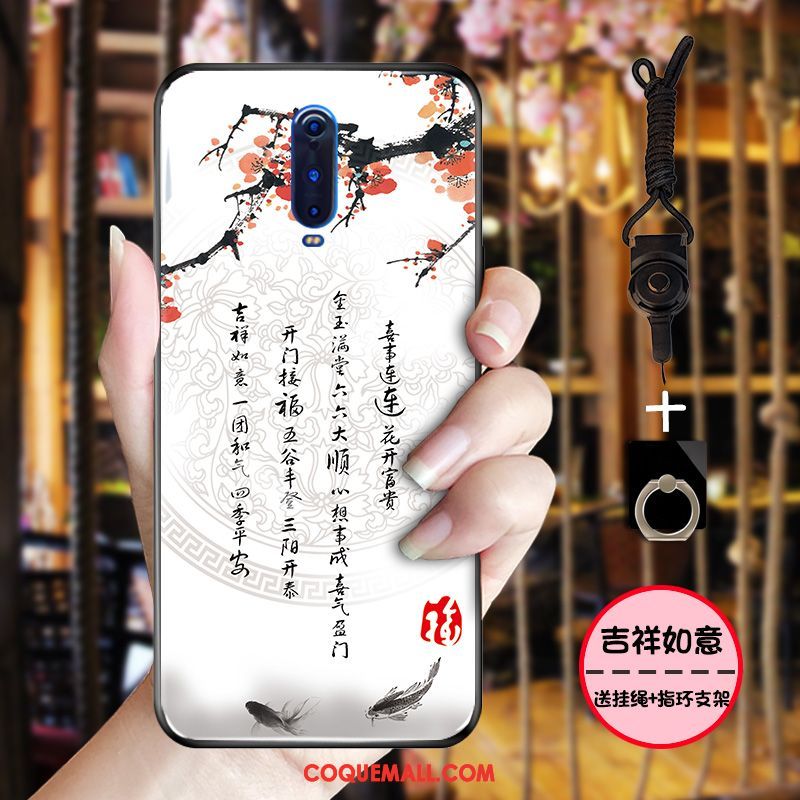 Étui Oppo R17 Pro Style Chinois Tout Compris Rose, Coque Oppo R17 Pro Protection Fluide Doux