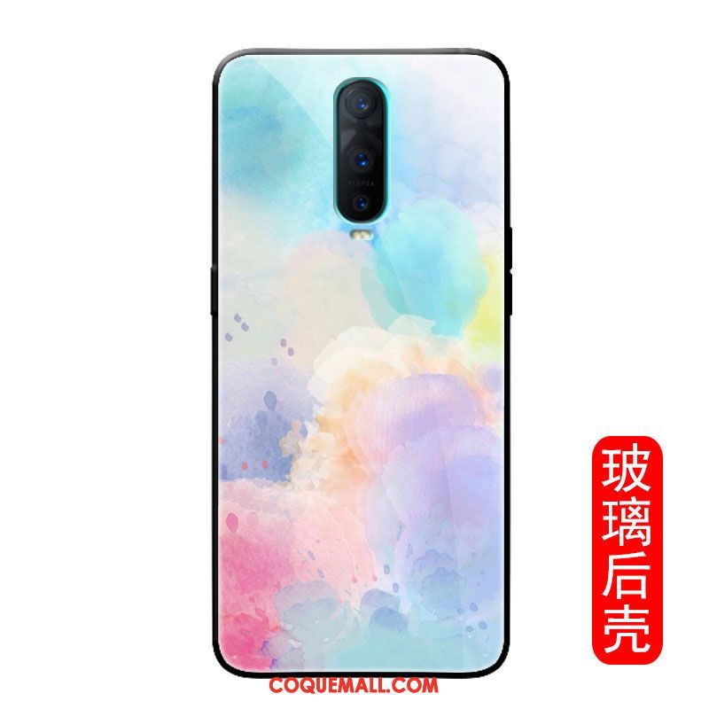 Étui Oppo R17 Pro Téléphone Portable Amour Personnalité, Coque Oppo R17 Pro Créatif Verre