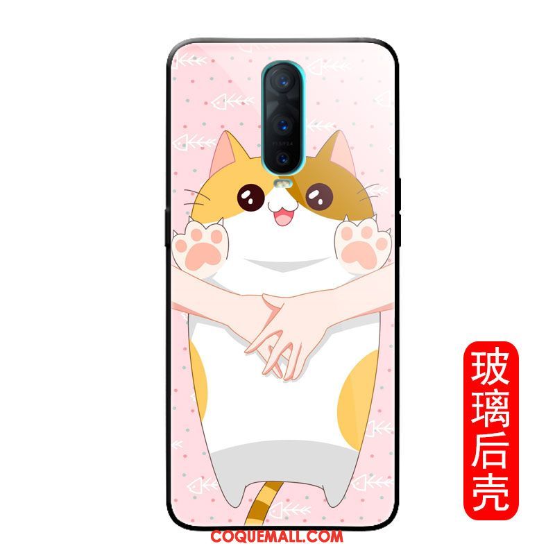 Étui Oppo R17 Pro Téléphone Portable Charmant Rose, Coque Oppo R17 Pro Chat Petit