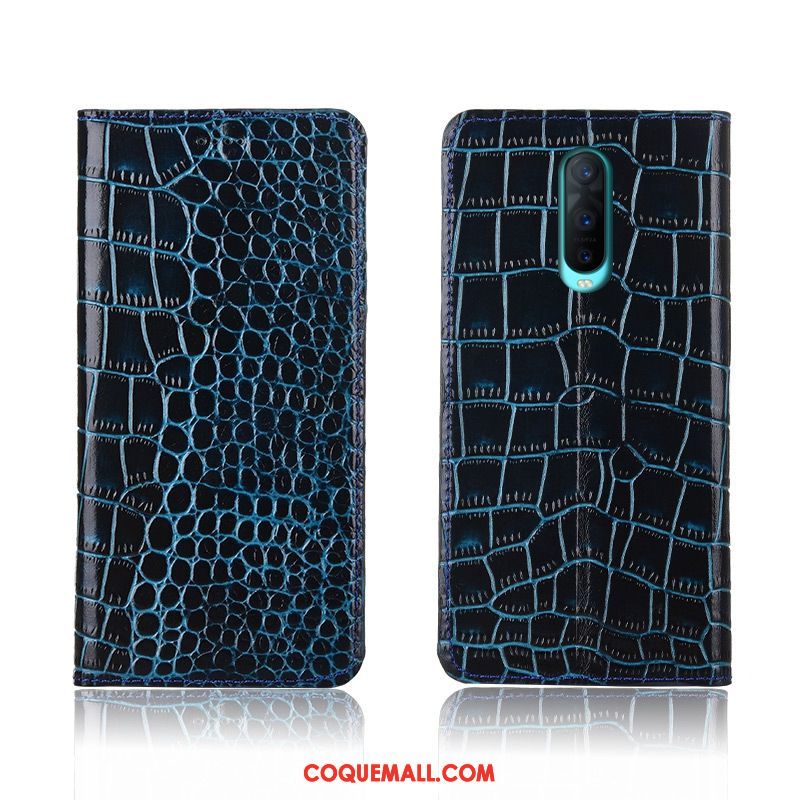 Étui Oppo R17 Pro Téléphone Portable Cuir Véritable Silicone, Coque Oppo R17 Pro Tout Compris Protection