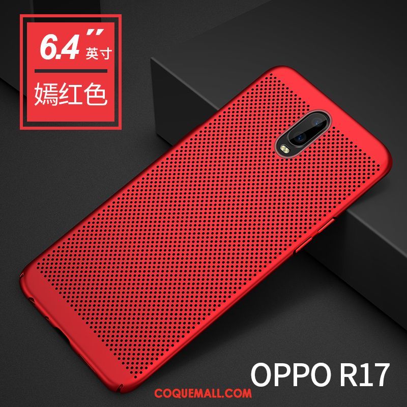 Étui Oppo R17 Protection Très Mince Refroidissement, Coque Oppo R17 Téléphone Portable Respirant