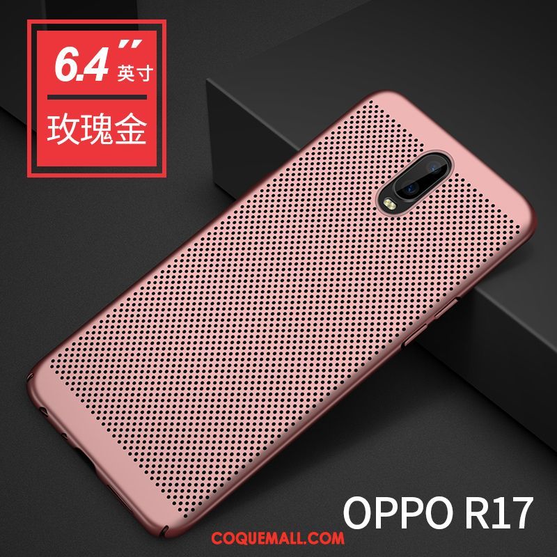 Étui Oppo R17 Protection Très Mince Refroidissement, Coque Oppo R17 Téléphone Portable Respirant