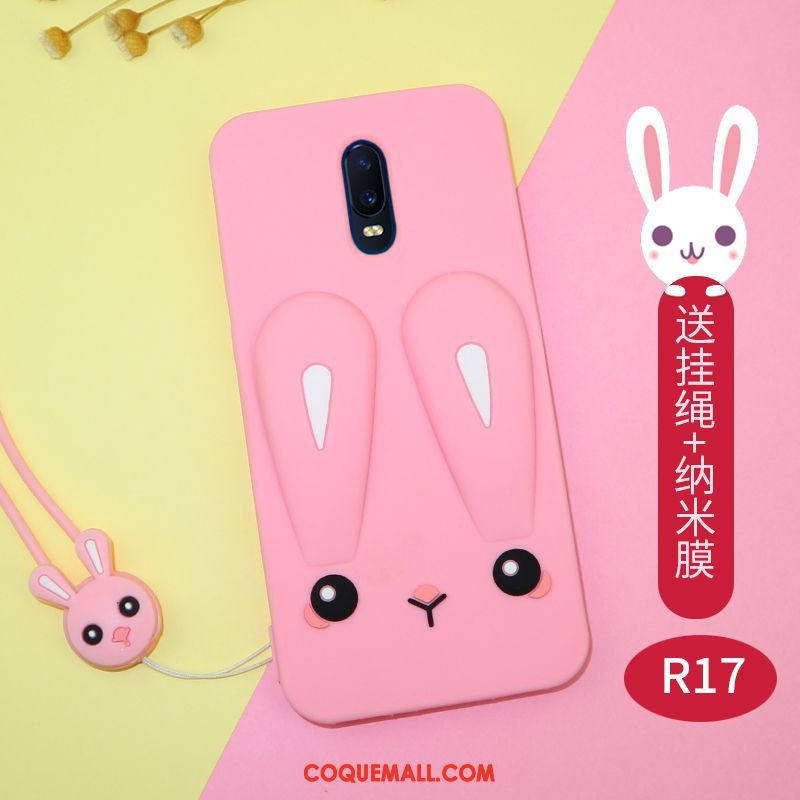 Étui Oppo R17 Silicone Nouveau Marque De Tendance, Coque Oppo R17 Net Rouge Ornements Suspendus