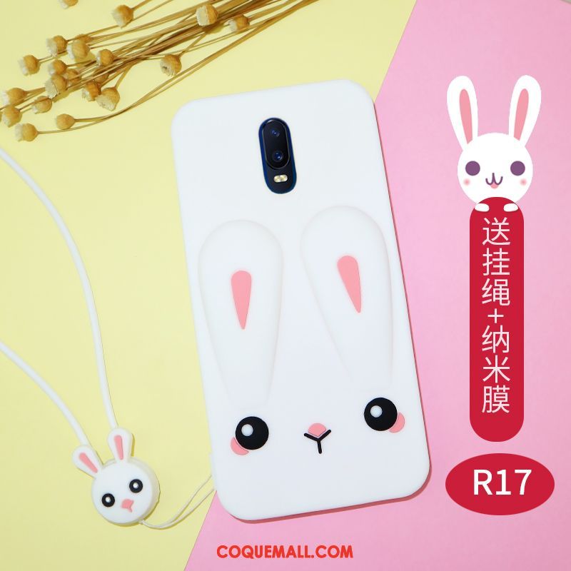 Étui Oppo R17 Silicone Nouveau Marque De Tendance, Coque Oppo R17 Net Rouge Ornements Suspendus