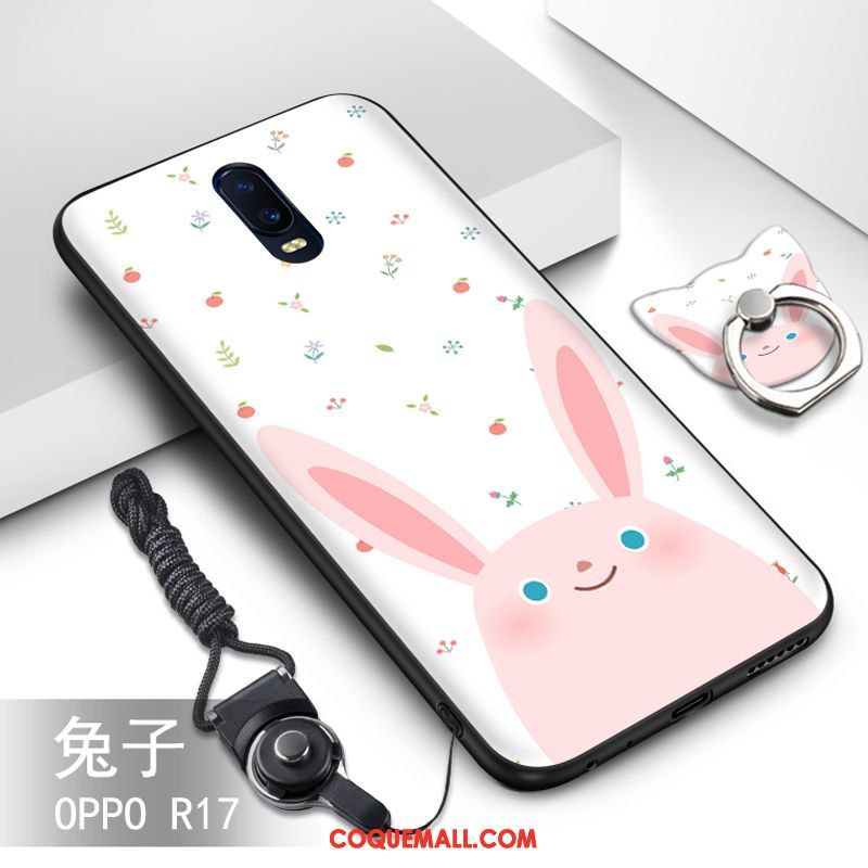 Étui Oppo R17 Tout Compris Personnalité Silicone, Coque Oppo R17 Ornements Suspendus Incassable