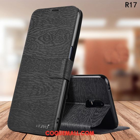 Étui Oppo R17 Tout Compris Étui En Cuir Incassable, Coque Oppo R17 Téléphone Portable Protection