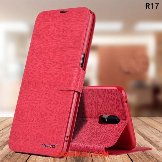 Étui Oppo R17 Tout Compris Étui En Cuir Incassable, Coque Oppo R17 Téléphone Portable Protection