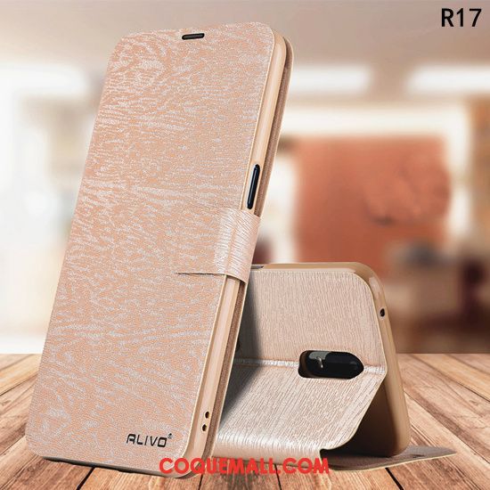 Étui Oppo R17 Tout Compris Étui En Cuir Incassable, Coque Oppo R17 Téléphone Portable Protection