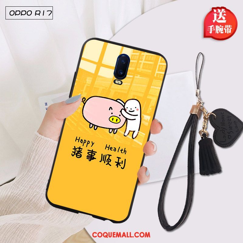 Étui Oppo R17 Téléphone Portable Charmant Incassable, Coque Oppo R17 Fluide Doux Protection